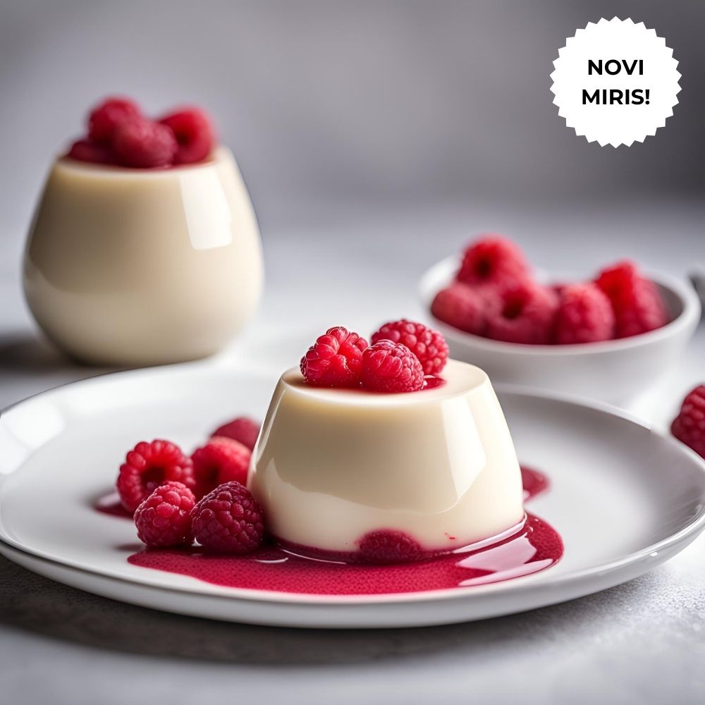 Miris za svijeće - Panna Cotta i Malina